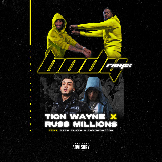 Body (Remix) [feat. Capo Plaza & Rondodasosa] — Tion Wayne, Russ Millions, Capo Plaza, Mattia Barbieri; Sean D: Mastering, Mixing